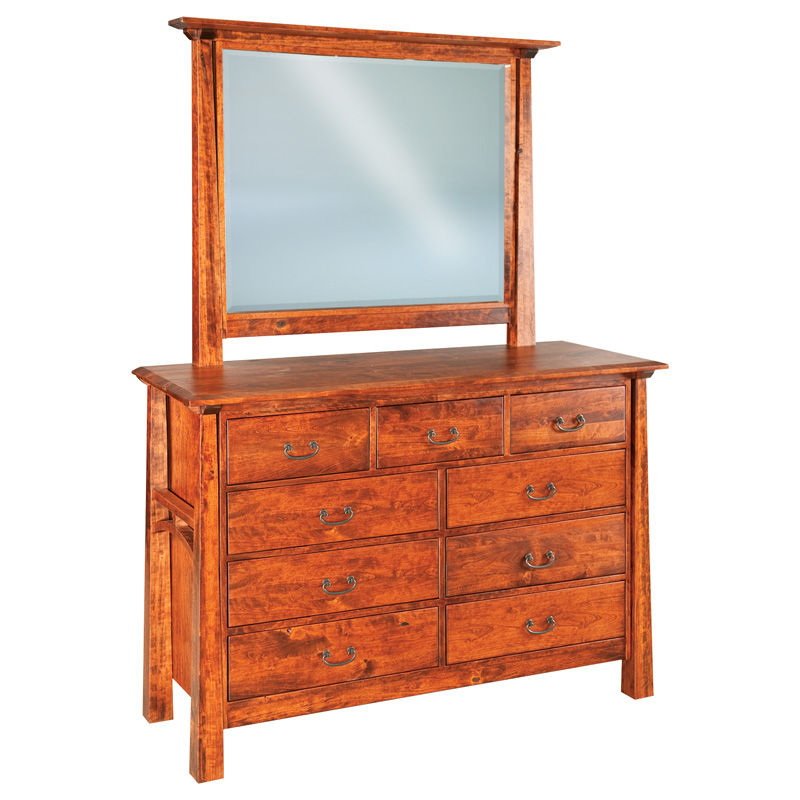 Amish Artesa 9 Drawer Dresser | Amish Furniture | Shipshewana Furniture Co.