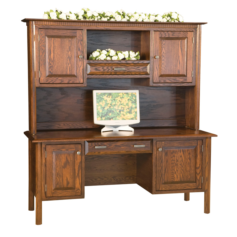 Amish Charleston Desk Credenza | Amish Furniture | Shipshewana Furniture Co.