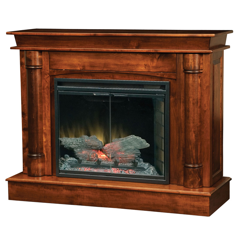 Regal Fireplace with Entertainment Storage