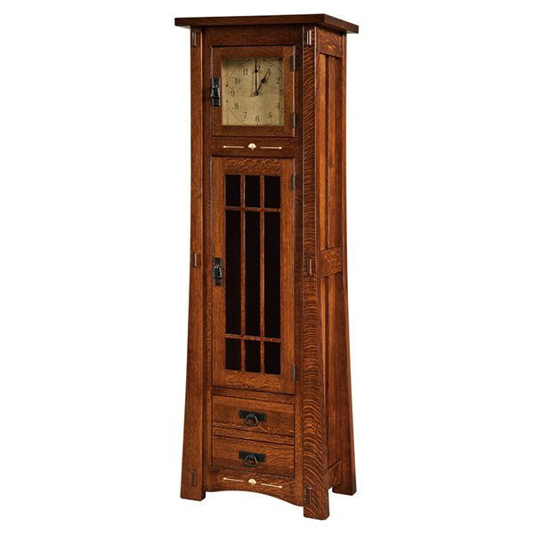 Mendon Storage Cabinet Clock