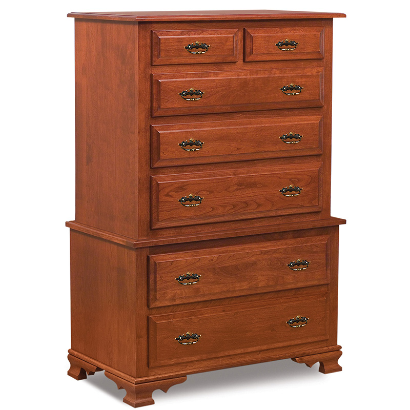 JR Heritage 7 Drawer Chest-on-Chest