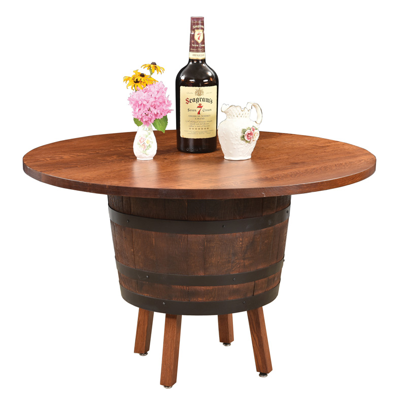 Barrel Table with Legs
