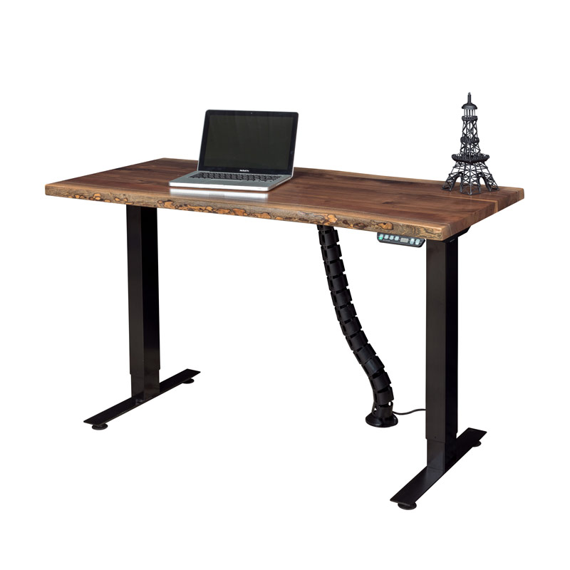 Adona Adjustable Standing Desk Live Edge