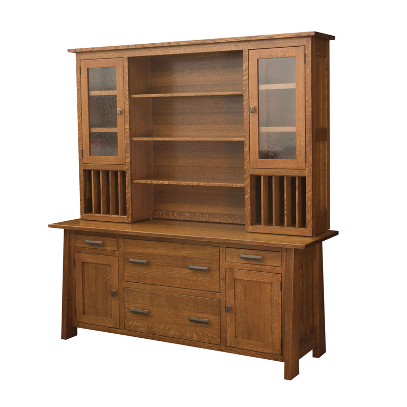 Freemont Mission Credenza - 2 Door, 2 Lateral File