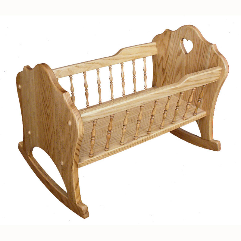 Doll Cradle with Spindles