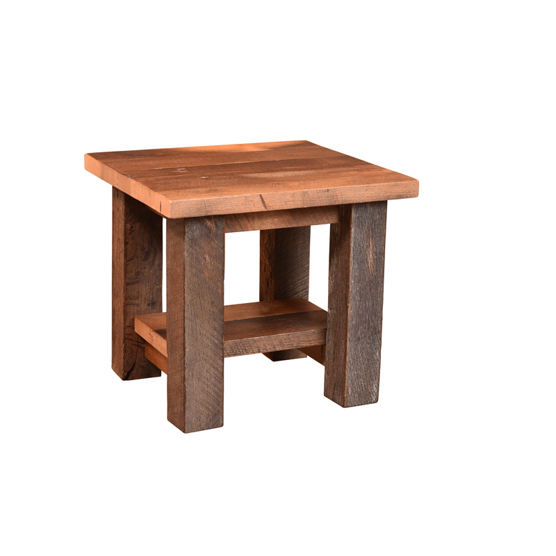 Almanzo End Table w/ Shelf