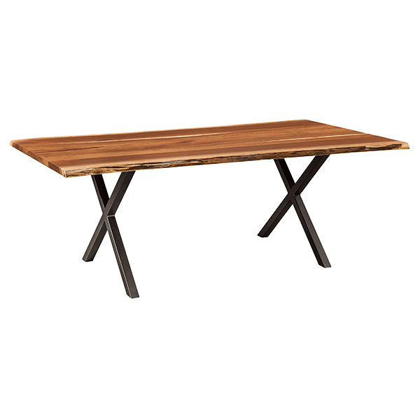 Xenia Dining Table with Live Edge - Quick Ship