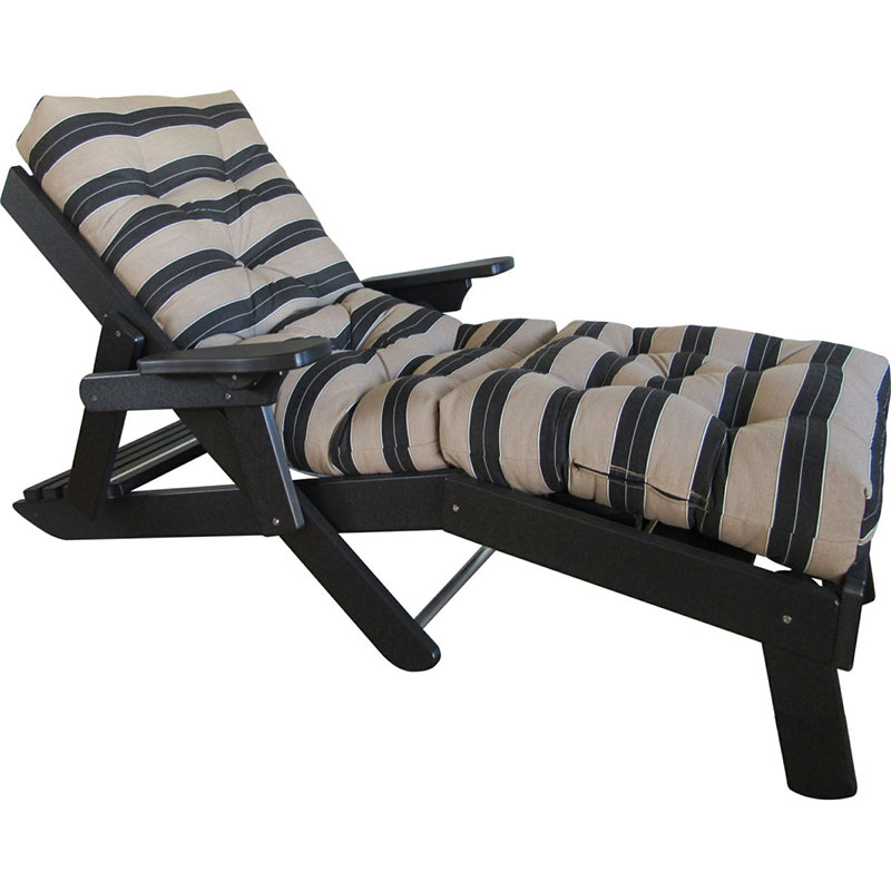 Siesta Folding Chaise Lounge w-Full Cushion