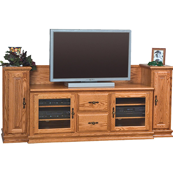 Heritage TV Stand with Towers (60" TV Space)