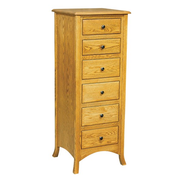 Amish Carlisle 6 Drawer Lingerie Chest | Amish Furniture | Shipshewana Furniture Co.