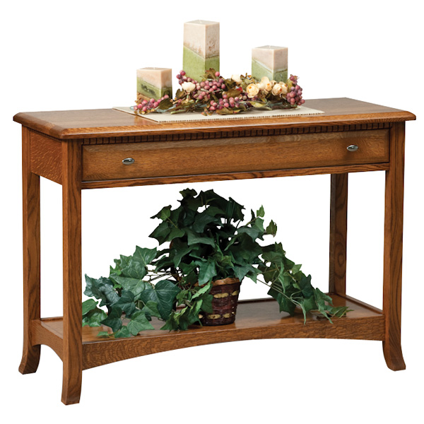 Amish Carlisle Open Sofa Table | Amish Furniture | Shipshewana Furniture Co.