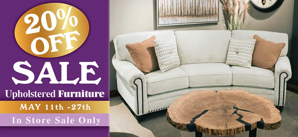 Upholstery Sale - 20% off