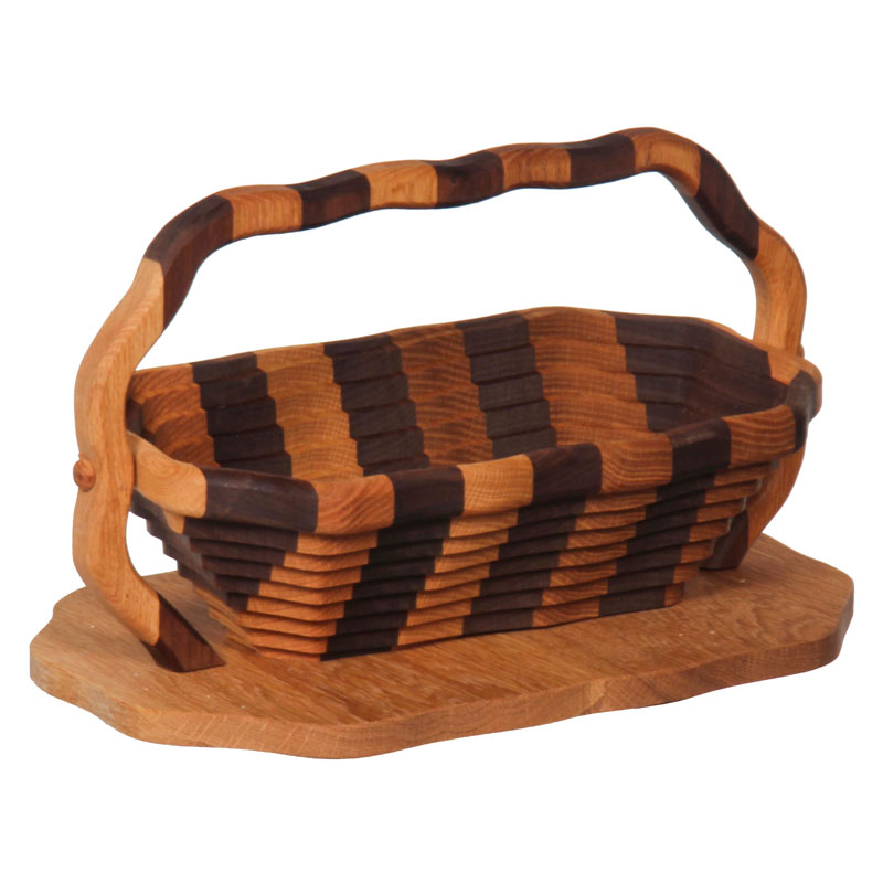 Collapsible Basket - Candy Dish / Striped