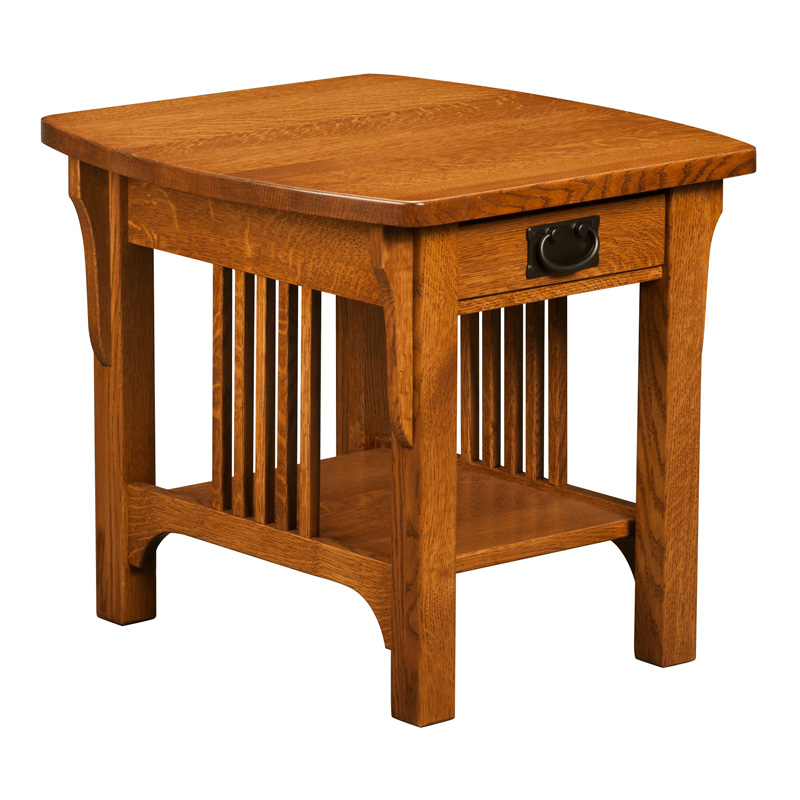 Craftsman Mission End Table - Quick Ship