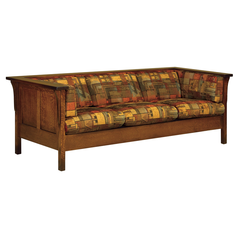 Amish Cubic Panel Sofa | Amish Furniture | Shipshewana Furniture Co.
