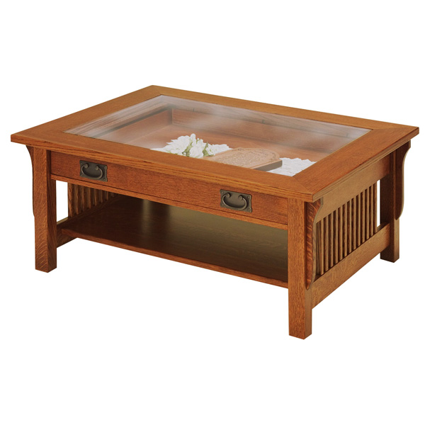 Lancaster Glass Top Coffee Table
