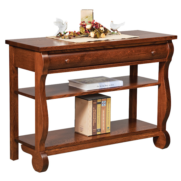 Old Classic Sleigh Open Sofa Table