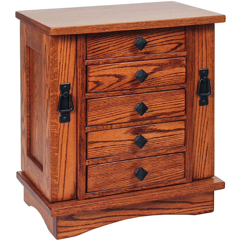 Mission 5-Drawer Jewelry Chest