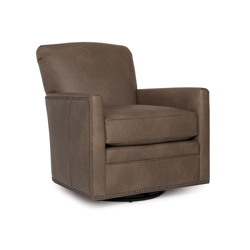 550 Leather Swivel Glider Chair / Ottoman