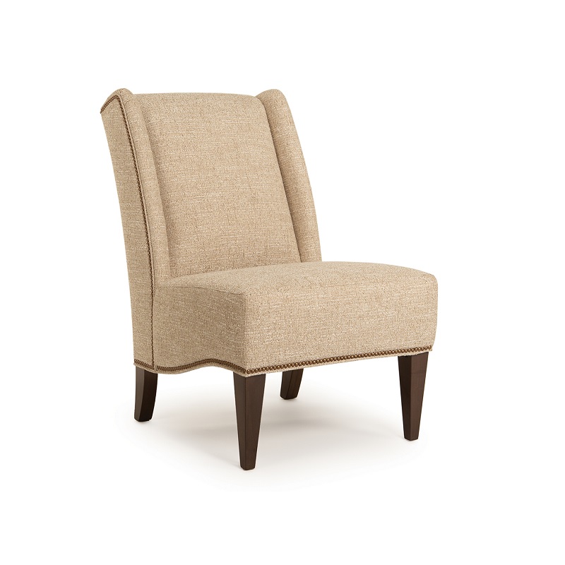 554 Fabric Armless Chair