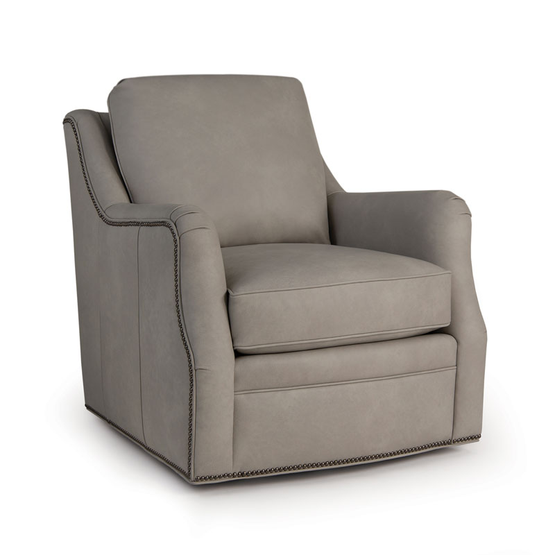 563 Swivel Glider Chair - Leather