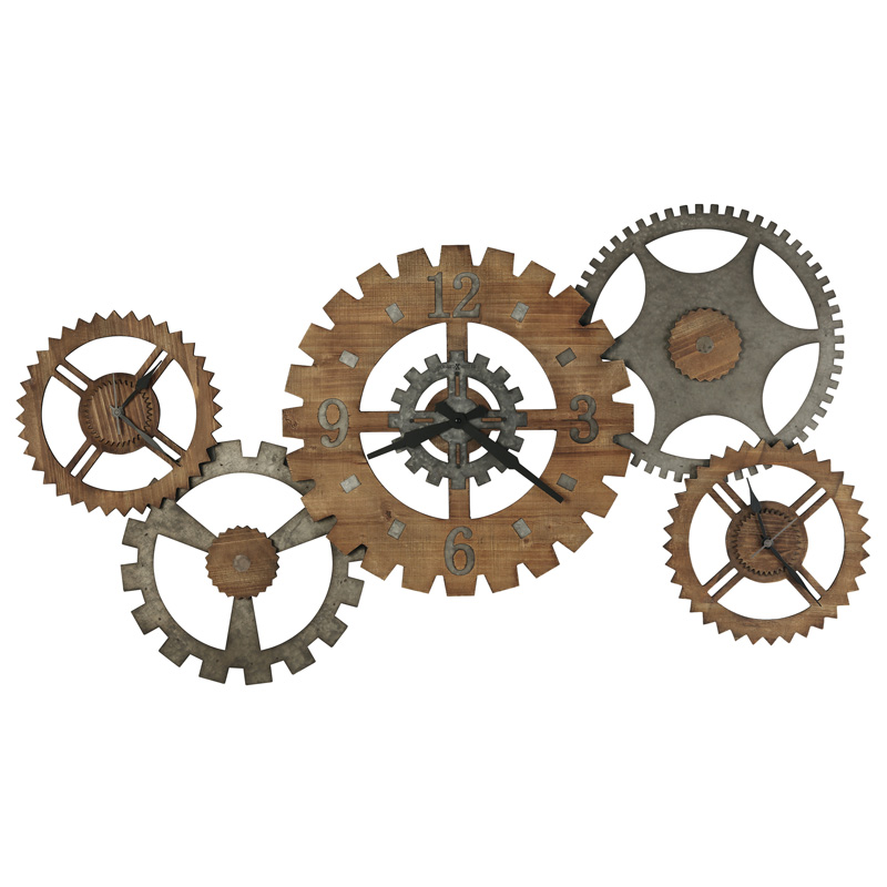 625-727 Cogwheel III Gallery Clock  