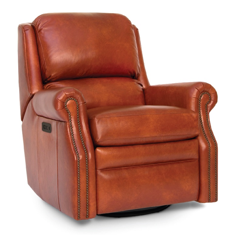 731 Motorized Swivel Glider Recliner - Leather