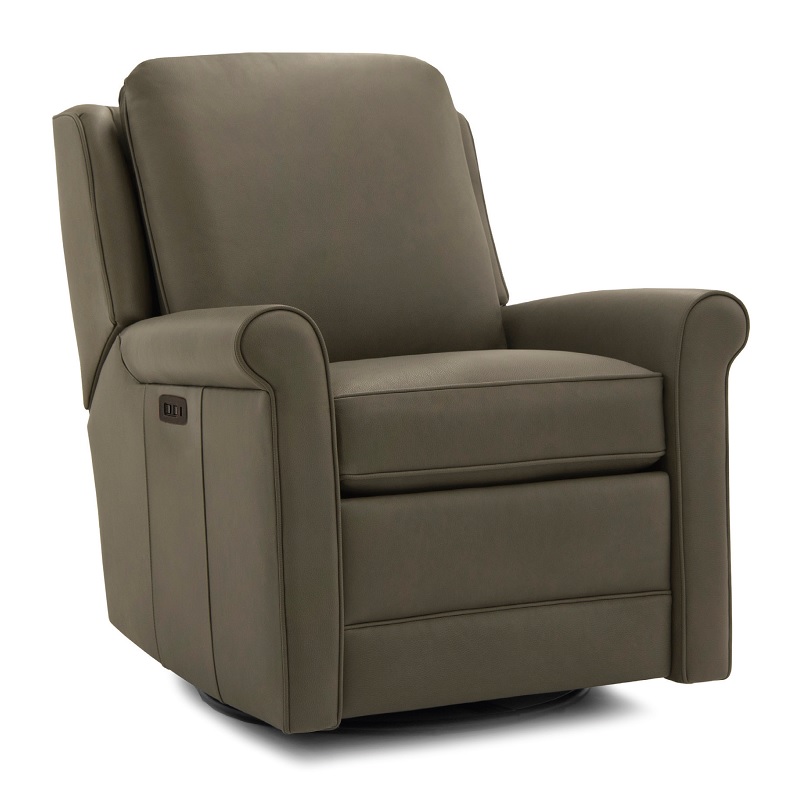 733 Motorized Swivel Glider Recliner - Leather