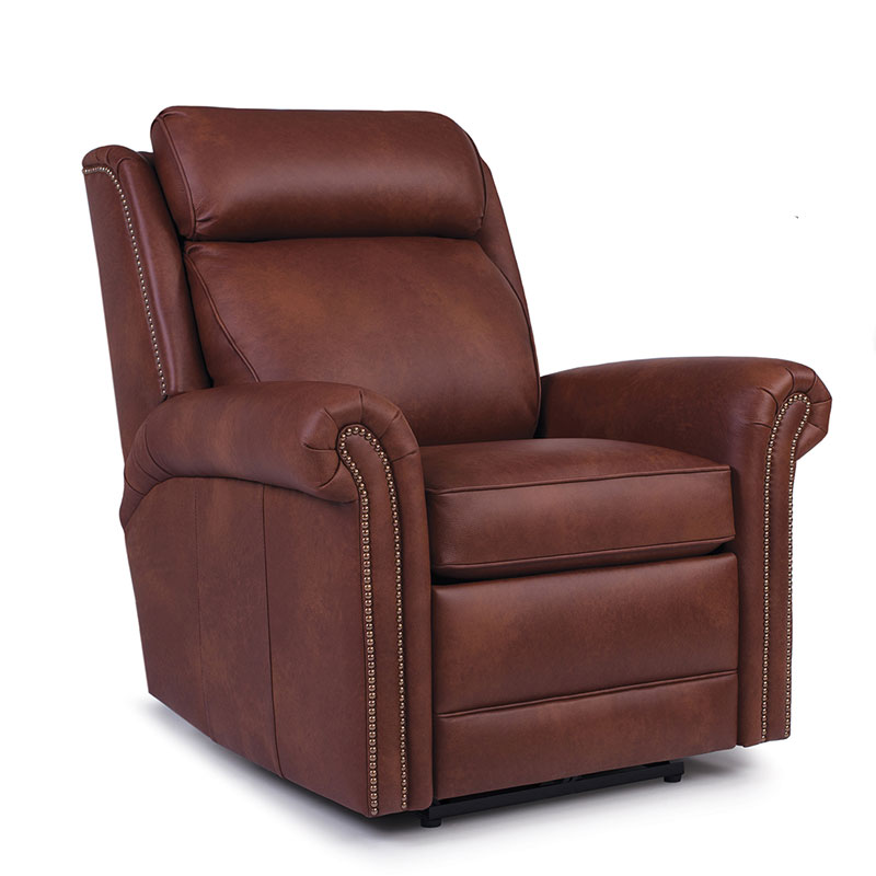 737 Motorized Swivel Glider Recliner - Leather