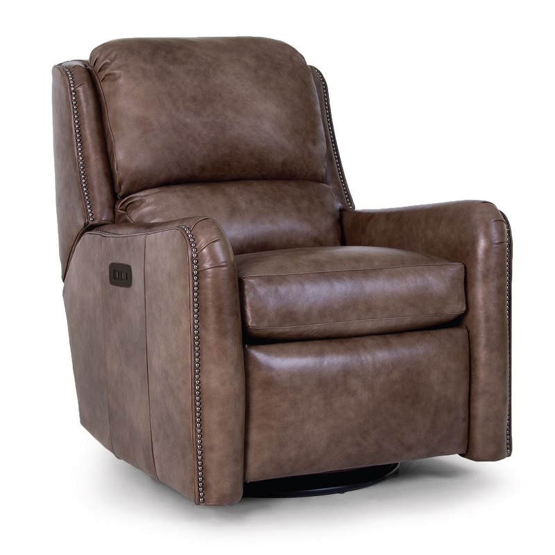 746 Motorized Swivel Glider Recliner - Leather