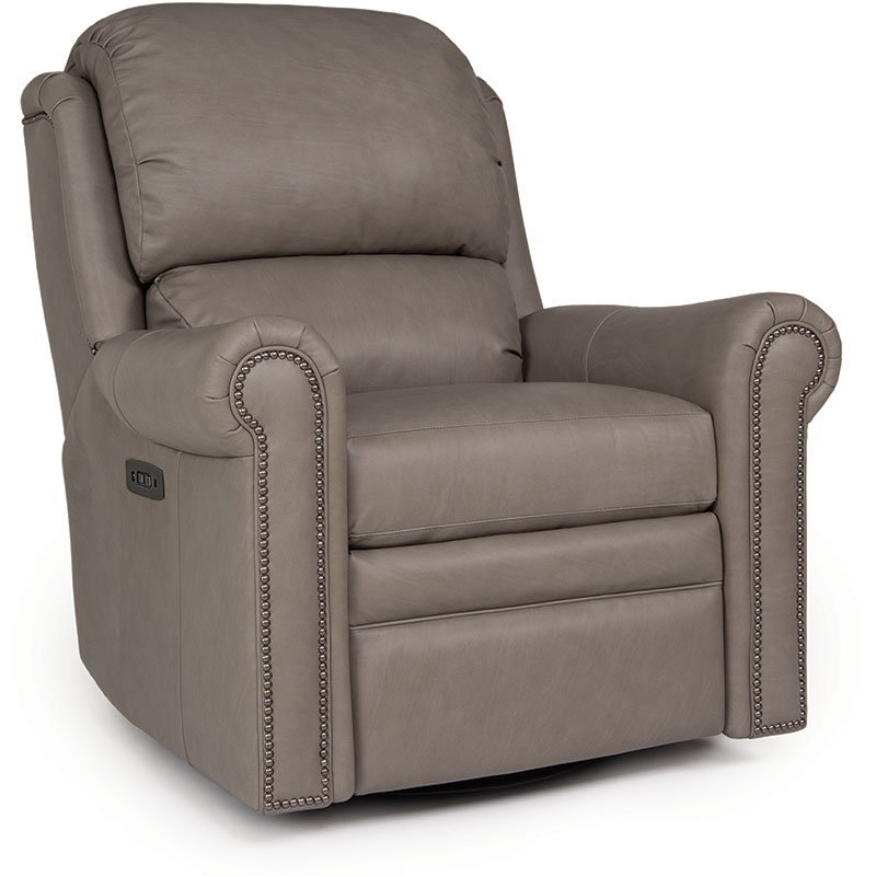 780 Motorized Swivel Glider Recliner - Leather