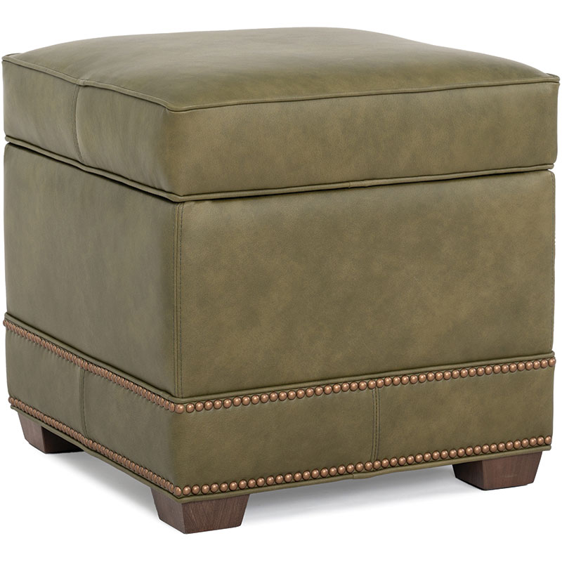 884 Storage Ottoman - Leather