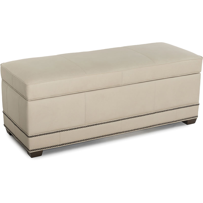 885 Storage Ottoman - Leather