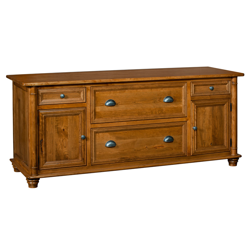 Belmont Credenza 72", 4 Drawer / 2 Door