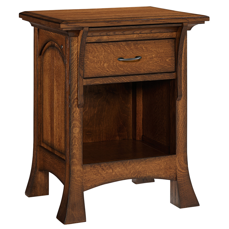 Breckenridge 1 Drawer Open Nightstand