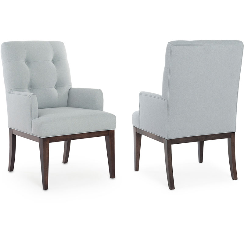 D102 Arm Dining Chair - Fabric