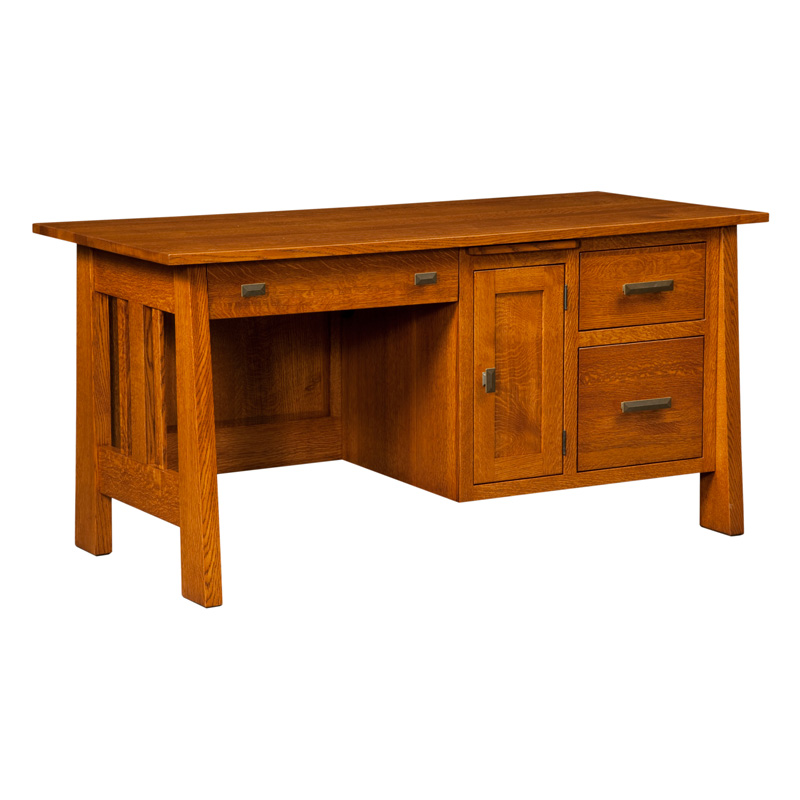 Freemont Mission Computer Desk Amish Furniture by Shipshewana