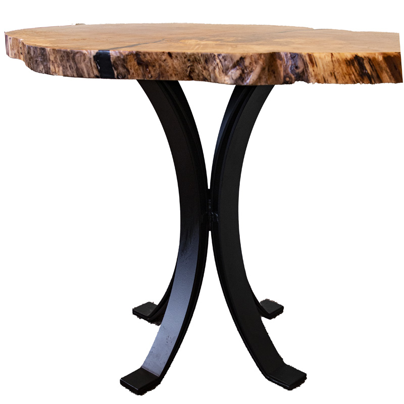 Live Edge Pub Table - Spalted Maple
