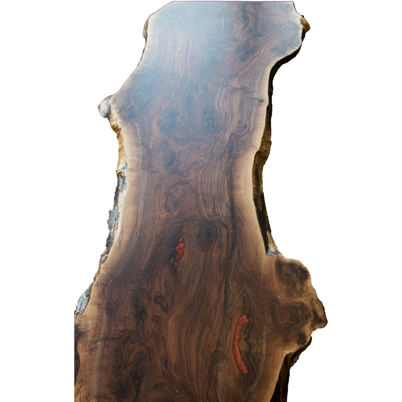 Live Edge Sofa Table - Rustic Walnut