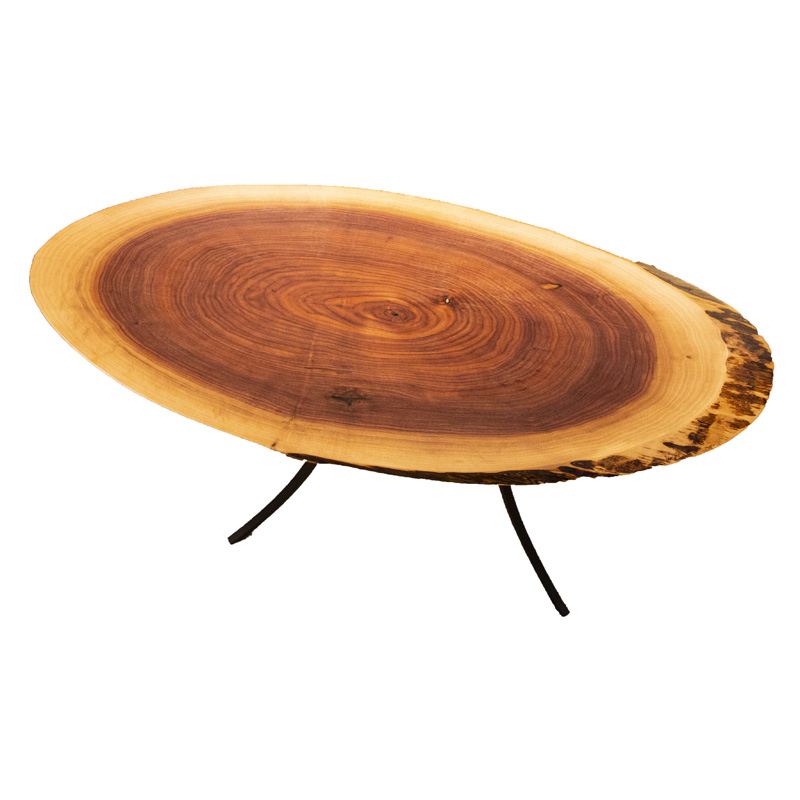 Live Edge Sofa Table - Natural Walnut
