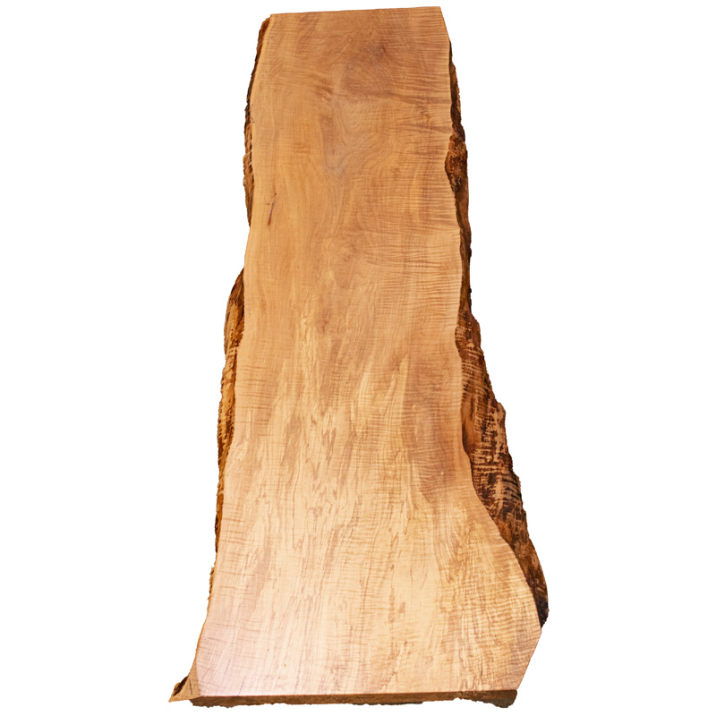 Live Edge Sofa Table - Curly Maple