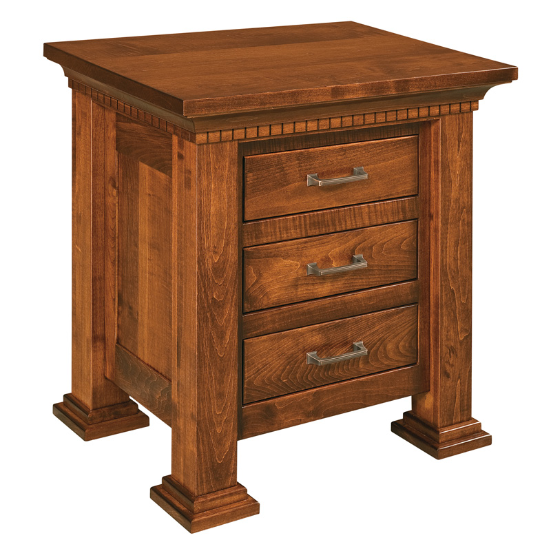 Empire 3 Drawer Nightstand 28-1/4"H