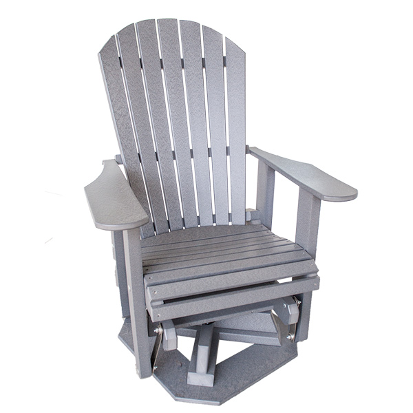 Adirondack Swivel Glider Amish Outdoor Polyvinyl, Amish Furniture