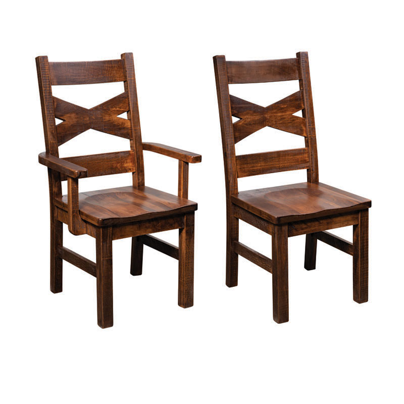 Elwood Dining Chair Rough Sawn - Quick Ship