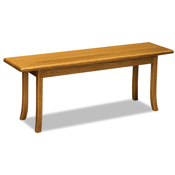 Carlisle Trestle Bench Amish Furniture by Shipshewana Furniture