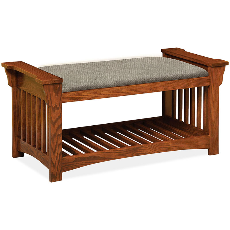 Mission Slat Bench