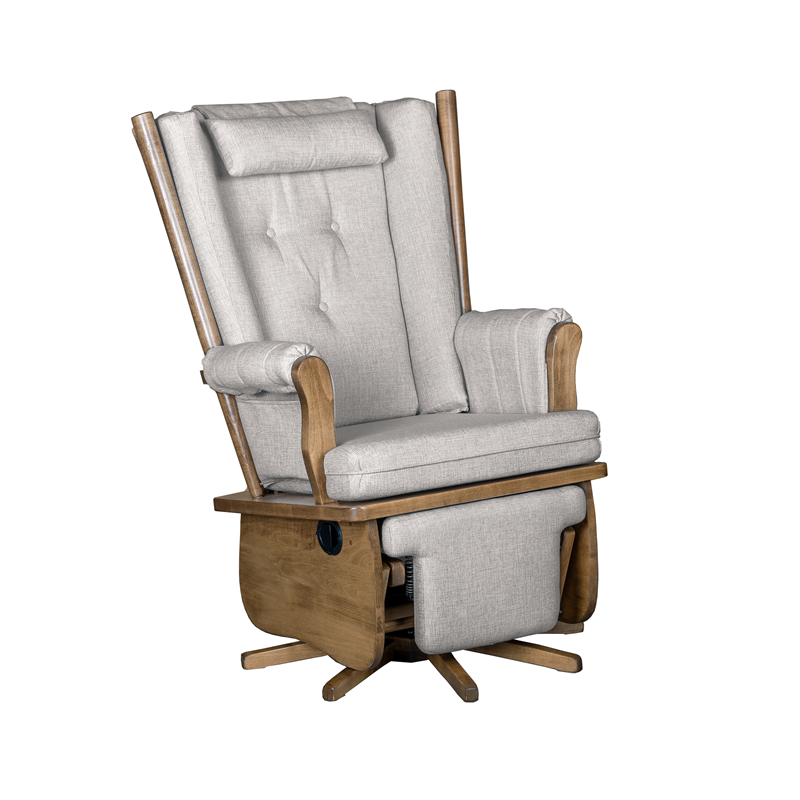 Smooth 4-Post Swivel Glider