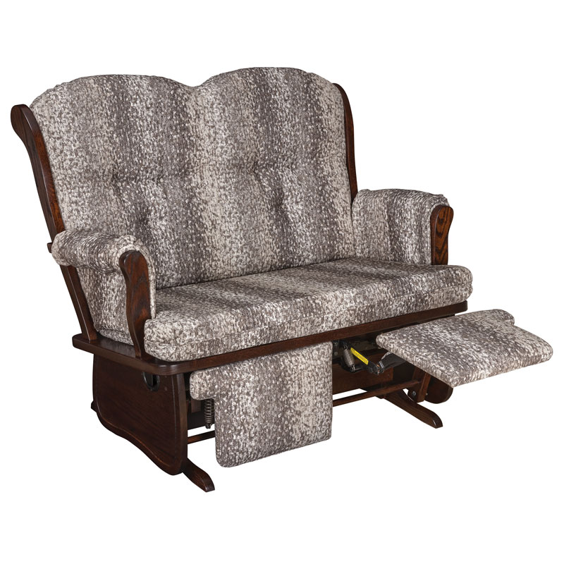 Swan Back Loveseat Glider