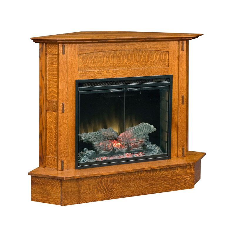 Modesto Corner Fireplace