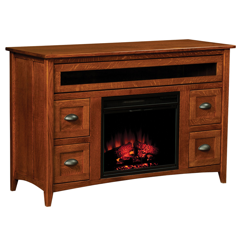 Monroe Fireplace Entertainment Console